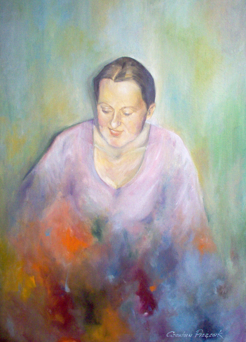 Portret żony — Czesław Przęzak