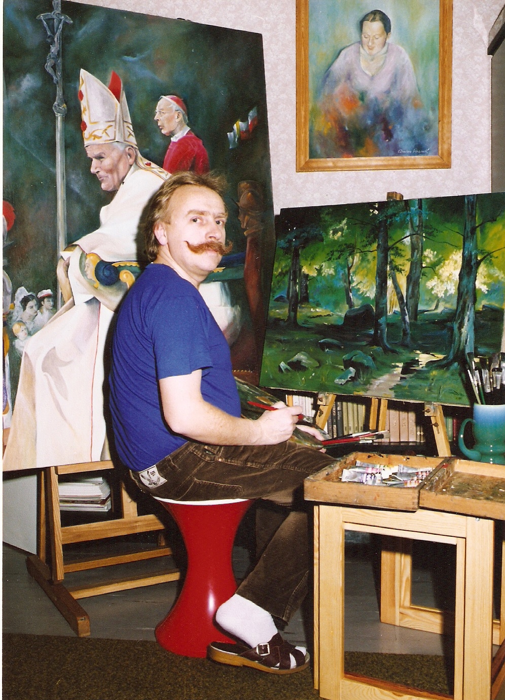 W pierwszej pracowni — Czesław Przęzak